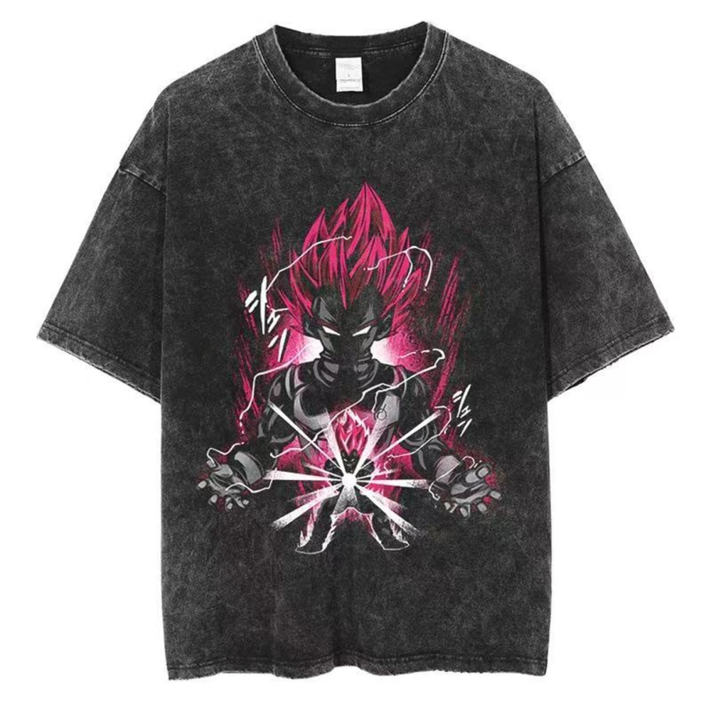 Men's Graphic Tee - Black & Pink